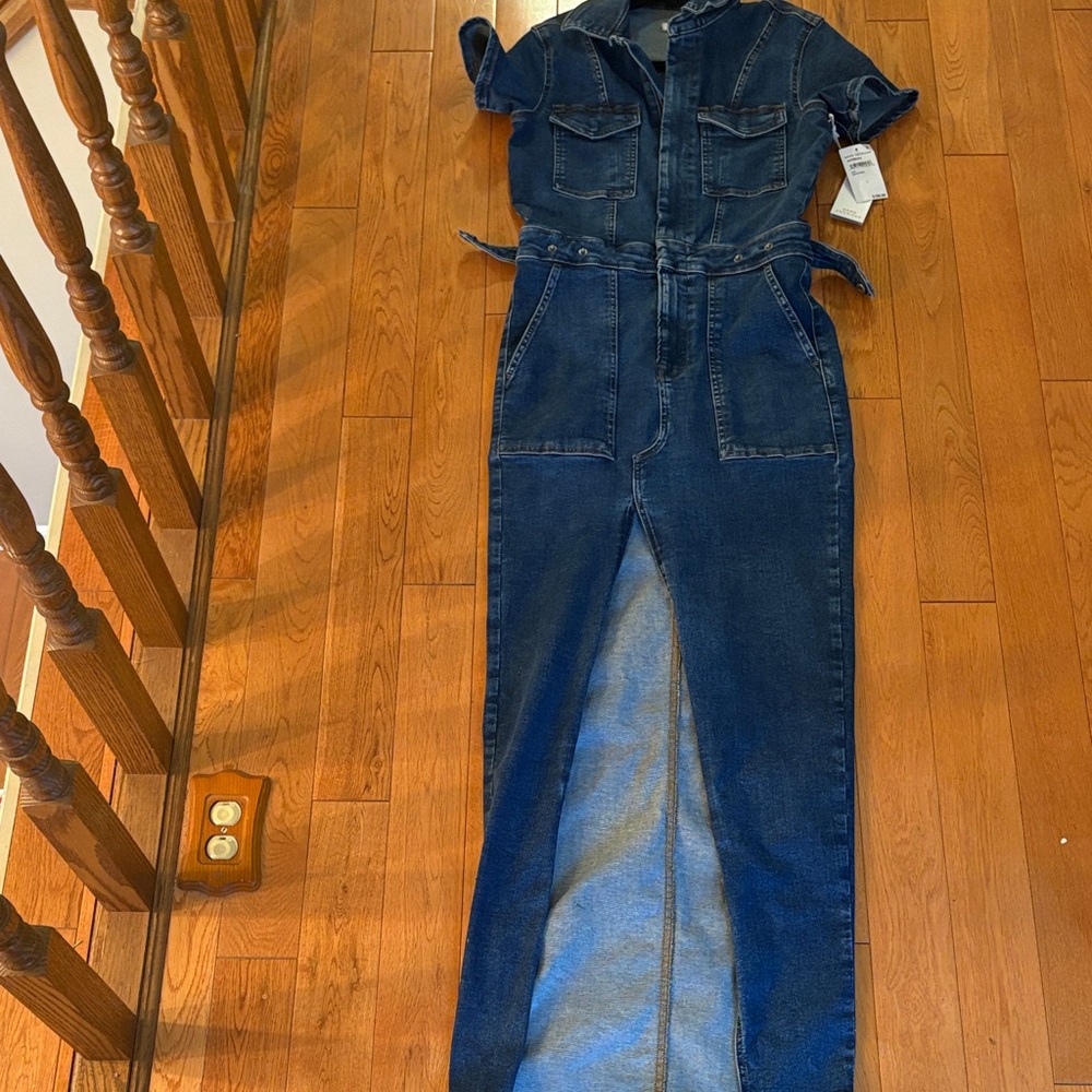 Good American Women's Dark Blue denim dress